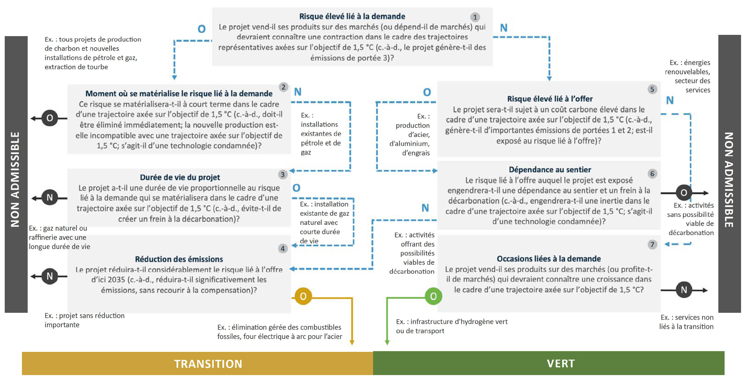 Image présentant le cadre proposé par le Conseil d’action en matière de finance durable qui guidera vraisemblablement l’établissement de la taxonomie.